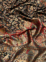 The Amritsar Store Kani Shawl with Zari work – Mughal Darbaar scene, reversible traditional Kashmiri weave