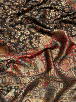 Women's Kani Shawl – Zari Mughal Darbar Reversible Designer Wrap | The Amritsar Store - The Amritsar Store