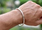 The Amritsar Store ROUND Metallic Stainless Steel Kada for Women 3 mm thickness (NO EDGES) - The Amritsar Store