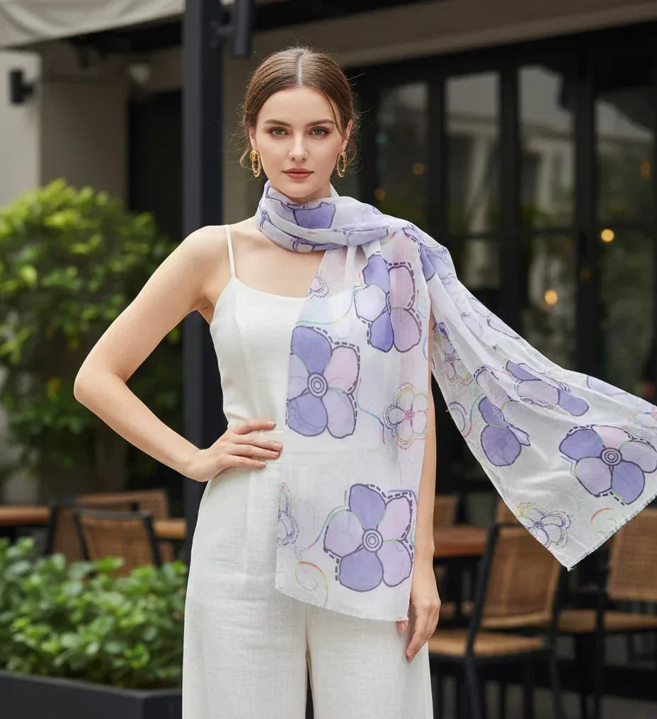 The Amritsar Store , Spring Delight Scarf - The Amritsar Store