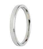 Men’s plain stainless steel flat kada bracelet with 8 mm thickness by The Amritsar Store, classic Punjabi Sikh bangle design for daily wear