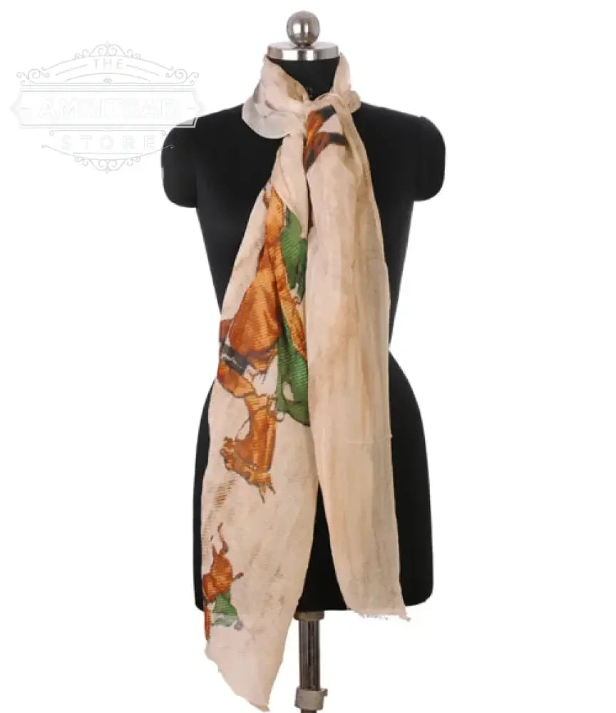 The Amritsar Store ,Wild Horses Scarf - The Amritsar Store