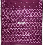 The Amritsar Store Phulkari Saree Hand Embroidered on Purple - The Amritsar Store
