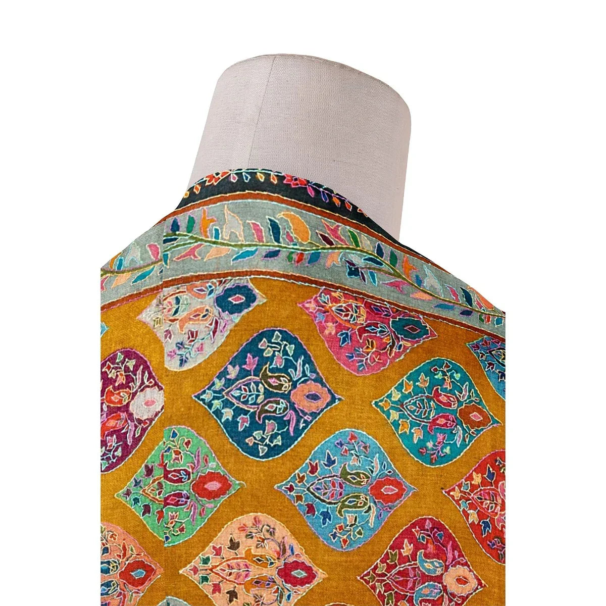 Shawl for Women – Extra Fine Wool Kalamkari Design | The Amritsar Store - The Amritsar Store