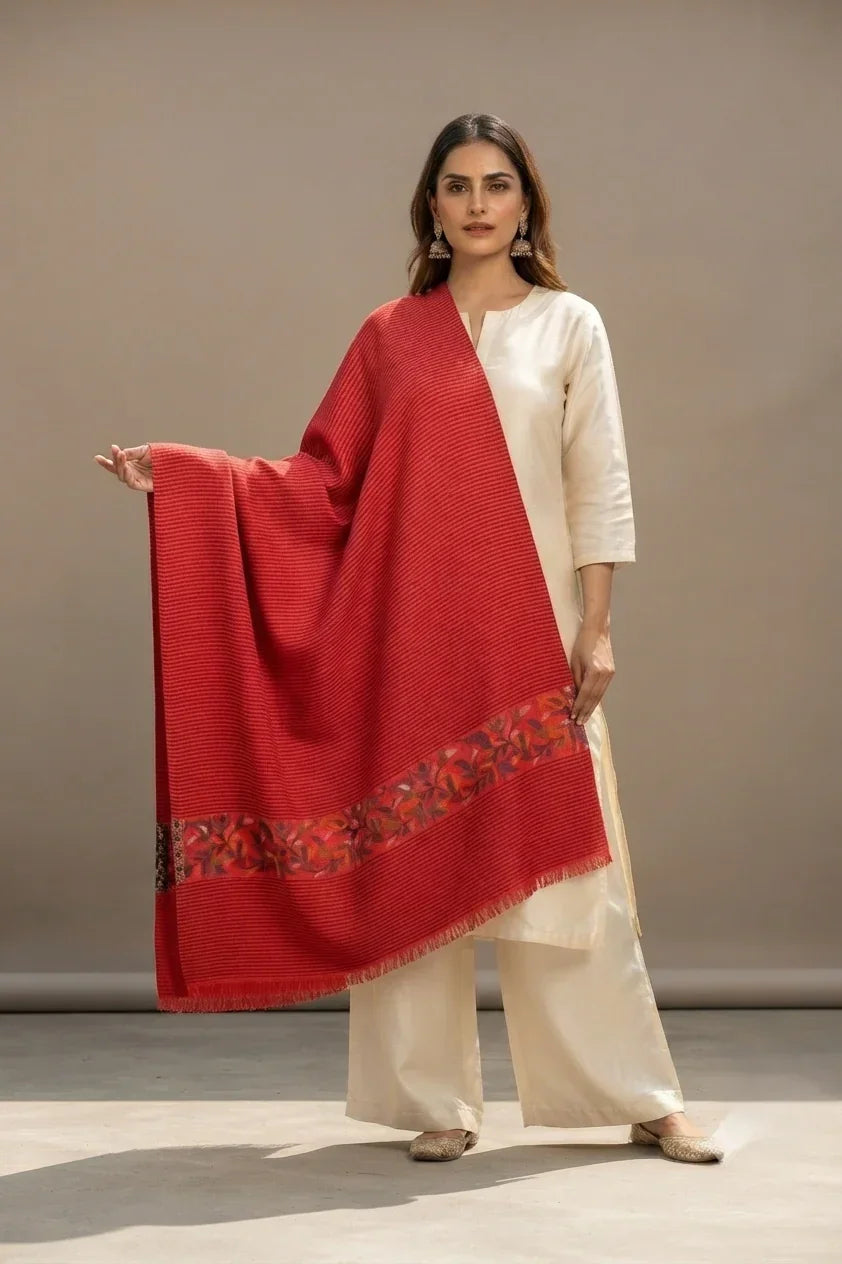 Women's Kashmiri Kani Shawl – Traditional Heritage Weave | The Amritsar Store - The Amritsar Store