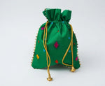 The Amritsar Store Phulkari Embroidered Potli Bag For Women - The Amritsar Store