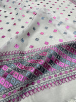 Phulkari Dupatta – Hand Embroidered Off-White Dupatta for Women | The Amritsar Store - The Amritsar Store