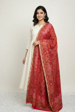 Women's Stole – Handcrafted Weave with Traditional Zari Border | The Amritsar Store - The Amritsar Store