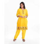 Punjabi Phulkari Suit Designer Salwar Kameez Collection By The Amritsar Store Size 5.00 Mtr - The Amritsar Store