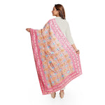 Phulkari Dupatta For Wedding Amritsari Handmade Embroidery Traditional Colorful Dupatta With Tassels Size 2.25 Mtr x 0.95 Mtr - The Amritsar Store