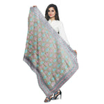 Phulkari Dupatta For Wedding Amritsari Handmade Embroidery Traditional Colorful Dupatta With Tassels Size 2.25 Mtr x 0.95 Mtr - The Amritsar Store