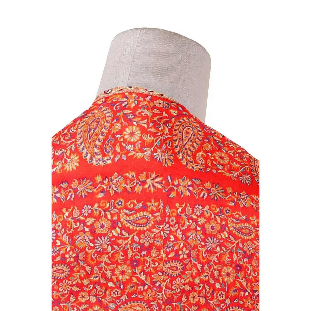 Women's Kani Faux Pashmina Shawl, Woven Jacquard Design With Woven Kashmiri Paisleys Shawl For Women with Size 2.10 x 1.10 mtr Perfect Wedding & Festive Gift - The Amritsar Store