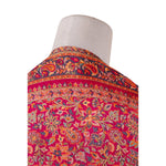Women's Kani Shawl, Magenta Shawl, Faux Warm Pashmina Women Shawl, Woven Jacquard Design with Woven Kashmiri Paisleys Shawl For Women With Size 2.05 x 1.05 - The Amritsar Store