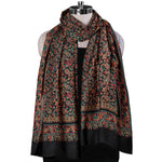 Women's Kani Shawl, Magenta Shawl, Faux Warm Pashmina Women Shawl, Woven Jacquard Design with Woven Kashmiri Paisleys Shawl For Women With Size 2.05 x 1.05 - The Amritsar Store
