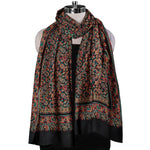 Women's Kani Shawl, Magenta Shawl, Faux Warm Pashmina Women Shawl, Woven Jacquard Design with Woven Kashmiri Paisleys Shawl For Women With Size 2.05 x 1.05 - The Amritsar Store