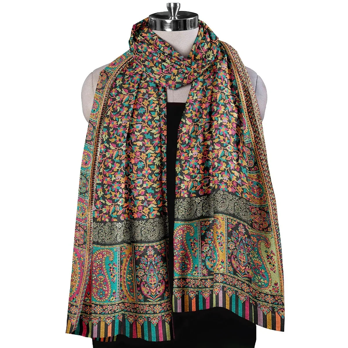 Womens Kani Zari Shawl - The Amritsar Store