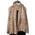 Mens Wool Shawl, Kashmiri Kani Fine Wool Shawl, Soft and Warm With Kashmiri Paisleys, Large Wrap Shawl, Light Weight 2.50 Mtr x 1.30 Mtr, Perfect Gift For Your Loved Ones. - The Amritsar Store