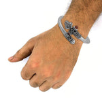 Trishul Damru Antique Vintage Ethnic Shiv ji Kada Bracelet For Men Women GIrls Boys By The Amritsar Store - The Amritsar Store