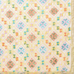 Floral Off-White Phulkari Dupatta With Multicolor Embroidery by The Amritsar Store - The Amritsar Store