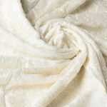 Pure Crepe Chiffon White Dyeable Dupatta With Sequence And Thread Work by The Amritsar Store - The Amritsar Store