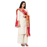 Handmade Embroidery Phulkari Dupatta Ladder Pattern by The Amritsar Store - The Amritsar Store