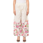 Plazzo With Multicolor Exclusively Printed Floral Design by The Amritsar Store - The Amritsar Store