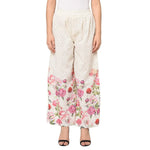Plazzo With Multicolor Exclusively Printed Floral Design by The Amritsar Store - The Amritsar Store