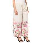 Plazzo With Multicolor Exclusively Printed Floral Design by The Amritsar Store - The Amritsar Store