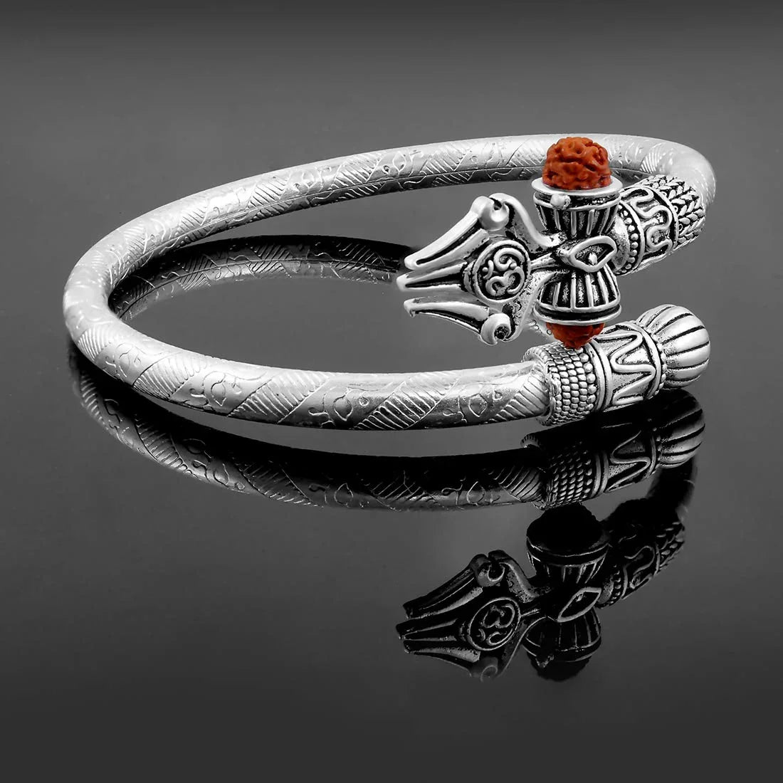 Trishul Damru Antique Vintage Ethnic Shiv ji Kada Bracelet For Men Women GIrls Boys By The Amritsar Store - The Amritsar Store