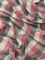 Red & Beige Checkered Scarf for Men & Women – Soft Fringe Winter Wrap | The Amritsar Store - The Amritsar Store