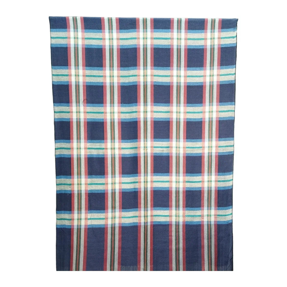 The Amritsar Store , Multicolor Bamboo Silk Scarf, Soft & Fine Quality with Check Pattern All Season - The Amritsar Store