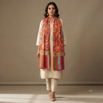 Women's Kalamkari Shawl – Handcrafted Traditional Art | The Amritsar Store - The Amritsar Store