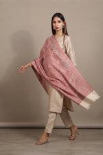 Women's Shawl – Kani Jamawar Full Jaal Design | The Amritsar Store - The Amritsar Store