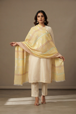 Women's classic Kashmiri self-wool shawl, soft and warm with elegant traditional craftsmanship by The Amritsar Store.