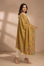 Women's Kashmiri Jaal Weave Shawl – Multicolor Paisley Designer Wrap | The Amritsar Store - The Amritsar Store