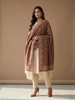 Shawl For Women Reversible Self Weave Shawl, Premium Soft | The Amritsar Store - The Amritsar Store