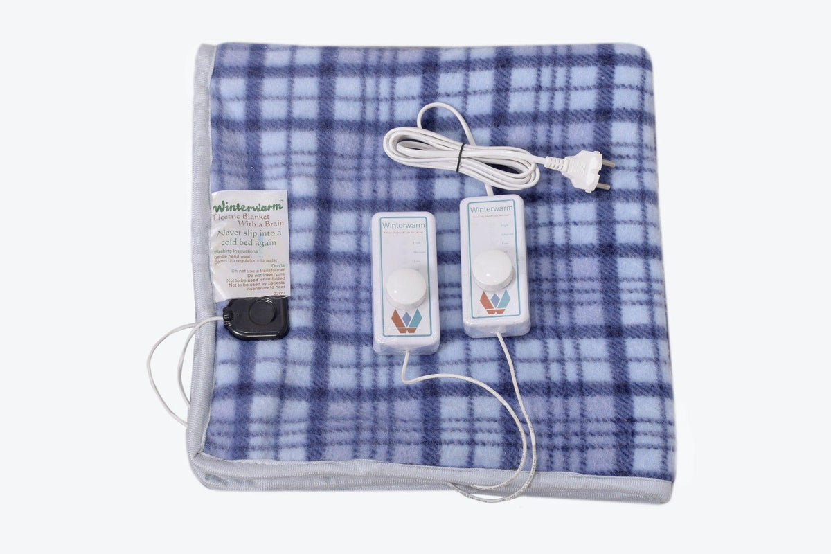 Winter Warm Electric Blanket Double Bed(60x60 inch)Autocut,Water Resistant - The Amritsar Store