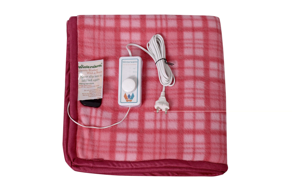 Winter Warm Electric Under Blanket Single Bed (30 x 60 inch) Auto Cut, Waterproof - The Amritsar Store