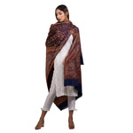 Women's Shawl, Kashmiri Shawl, Evergreen Kani Jamawar Shawl, Bamboo Fiber Shawl, Light Weight Shawl For Women - The Amritsar Store