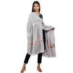 Women' Shawl, Kashmiri Shawl, Evergreen Stripes light weight Shawl, Traditional Kani Weave Shawl, Faux Wool Shawl, Shawl For Women - The Amritsar Store