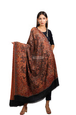 Women's Shawl, Kashmiri Shawl, Evergreen Kani Jamawar Shawl, Bamboo Fiber Shawl, Light Weight Shawl For Women - The Amritsar Store