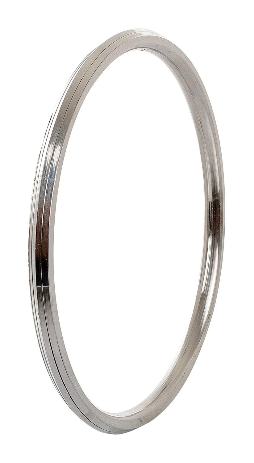 Punjabi Kada Stainless Steel for Women and Kids, With edges, 2 mm thickness By The Amritsar Store - The Amritsar Store