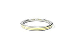 Stainless Steel and Brass 2 Lines 7 mm Punjabi Kada for Men By The Amritsar Store - The Amritsar Store