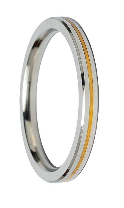 Steel and Brass Panjabi Kada for Men (Flat) 8 mm thickness by The Amritsar Store - The Amritsar Store