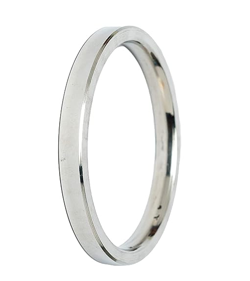 The Amritsar Store Stainless Steel Flat Kada for Men (Plain) 8 mm Thickness - The Amritsar Store