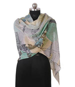 Read Me- Newspaper Print Scarf - The Amritsar Store