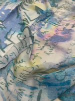 Los Angeles Folk Festival Scarf by The Amritsar Store featuring vibrant bohemian patterns, soft fabric, and lightweight all-season comfort for women.