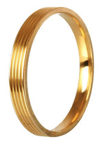 Designer Brass Kada (Lines,Mens) 6 mm Thickness by The Amritsar Store