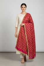 The Amritsar store Phulkari Dupatta with Hand Embroidery
