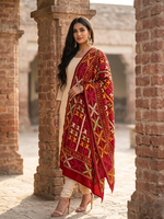 Phulkari Bagh Dupatta –Multicolor Hand Embroidered Dupatta | The Amritsar Store